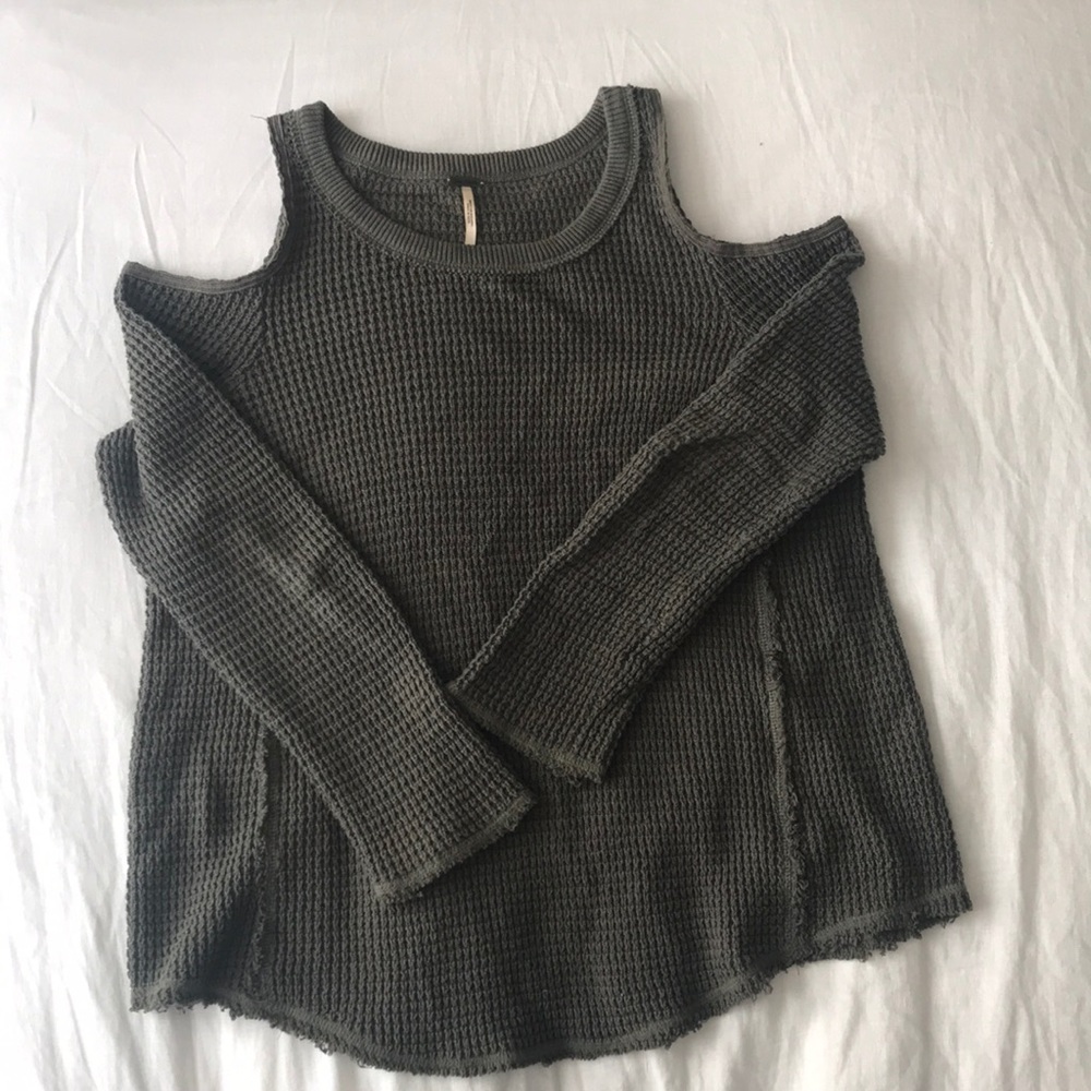 Cold shoulder Free People sweater